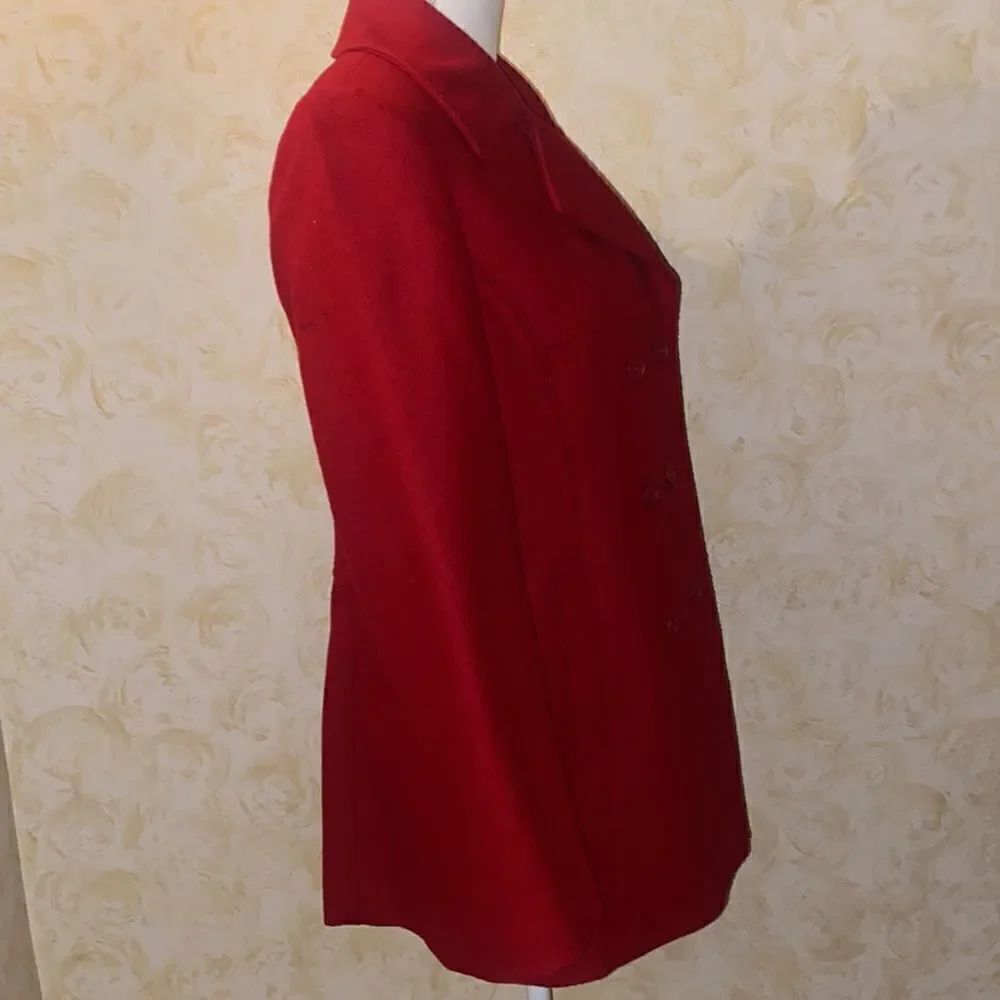 Express Wool Ruby Pea Coat! - Picture 10 of 16